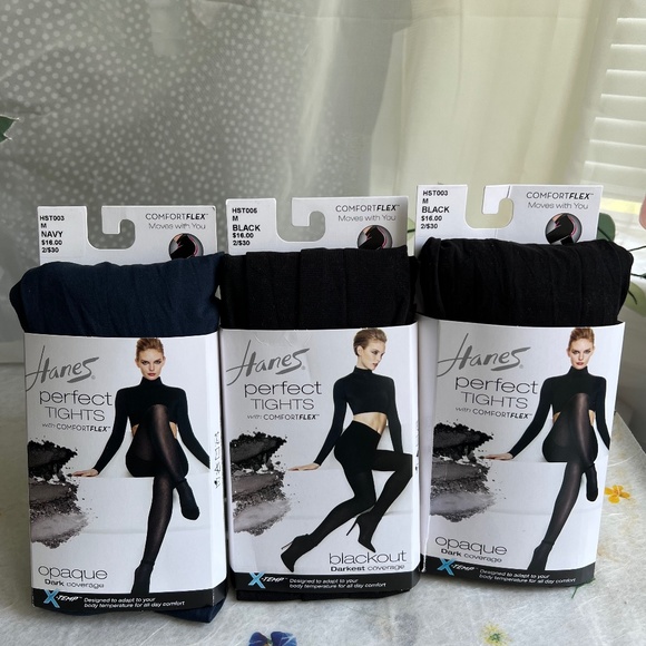 Hanes Perfect Tights With Comfort Flex 